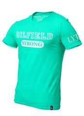 Oilfield Strong Graphic T-Shirt Teal - Loyalty Vibes