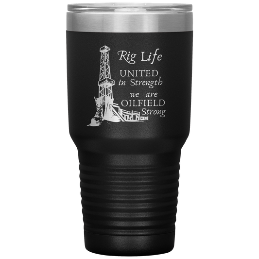 Rig Life Tumbler Black Loyalty Vibes
