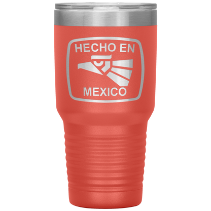 Hecho En Mexico Tumbler Coral