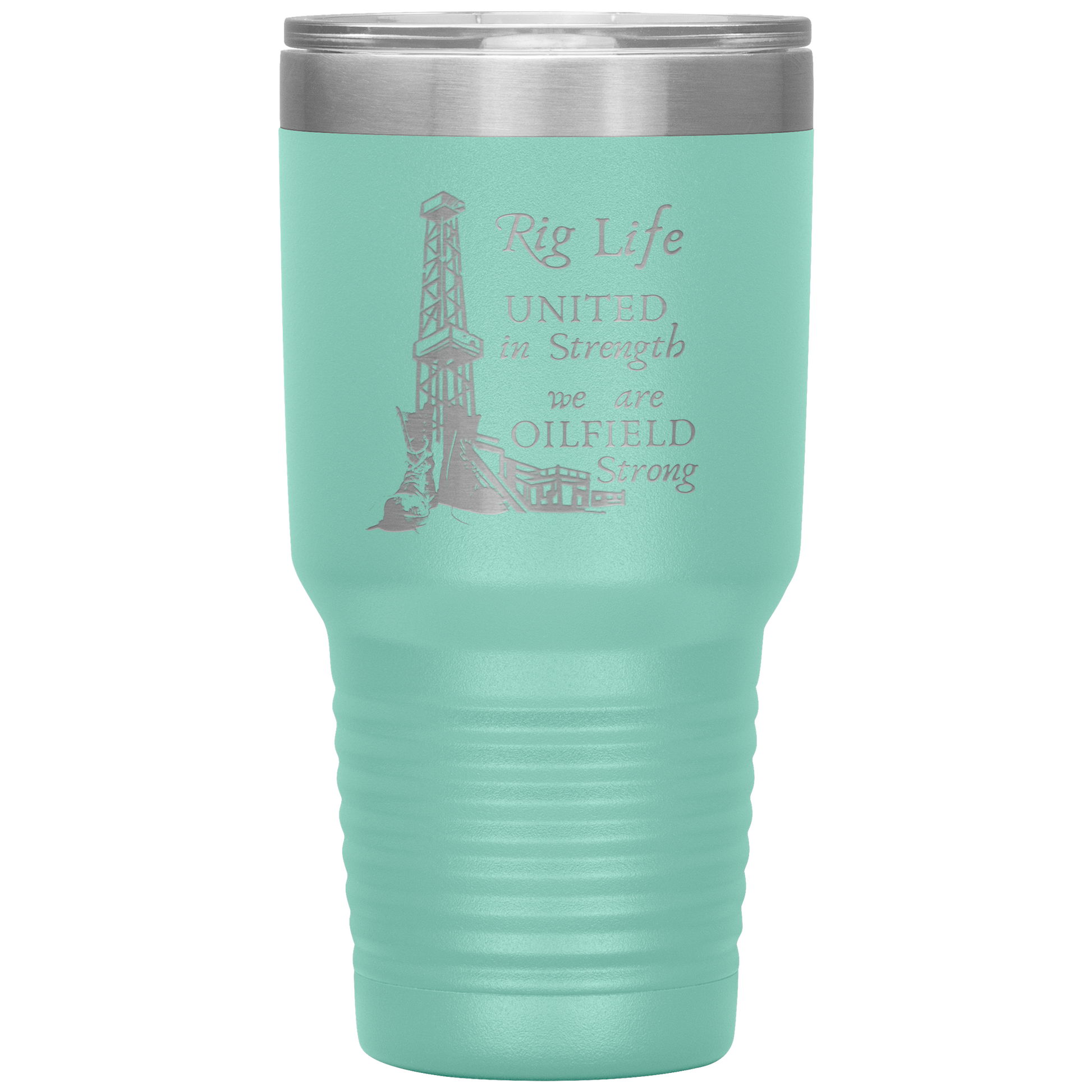 Rig Life Tumbler Teal