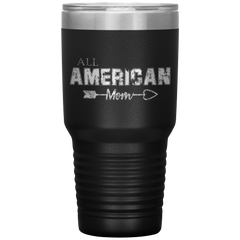 All American Mom Tumbler Black - Loyalty Vibes