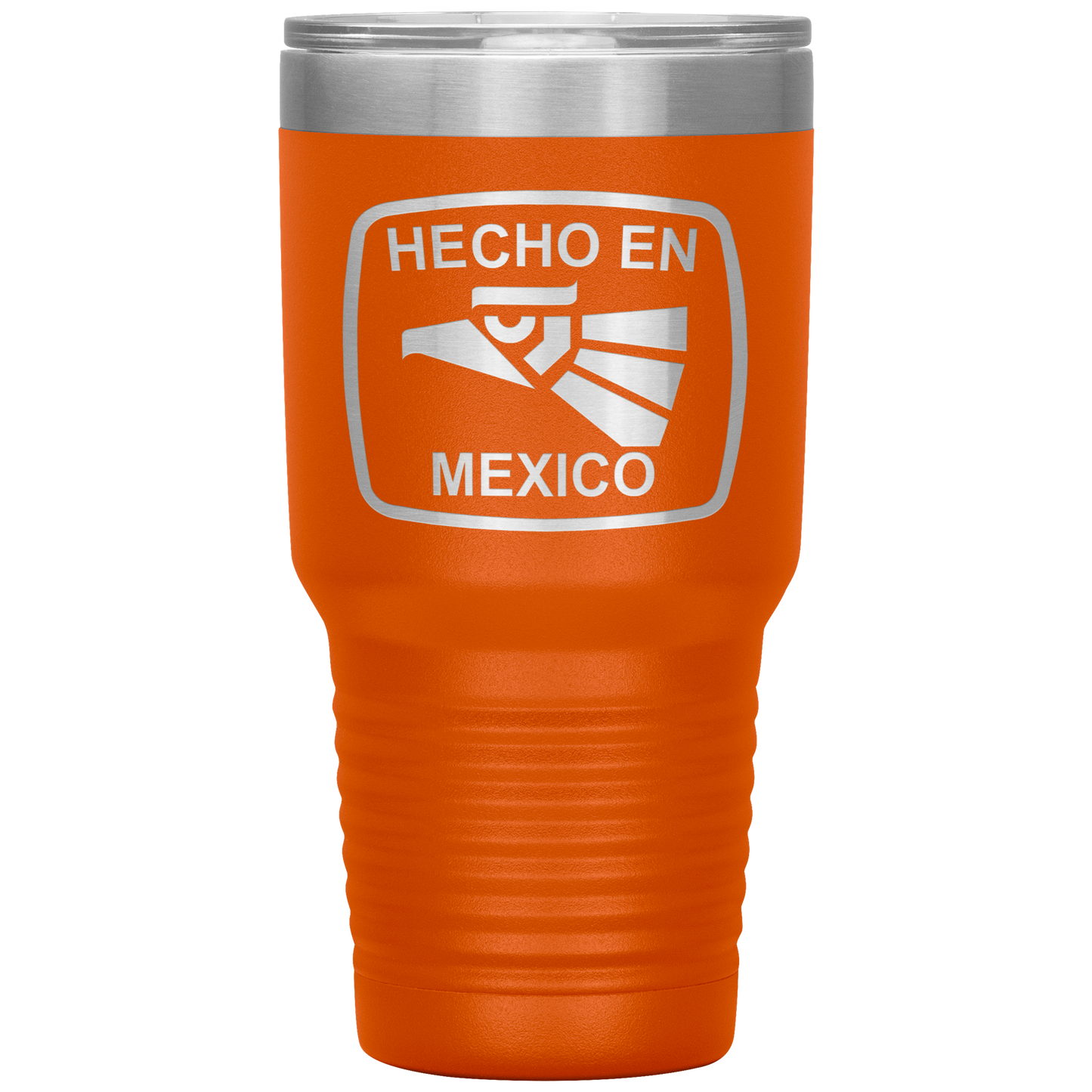 Hecho En Mexico Tumbler Orange