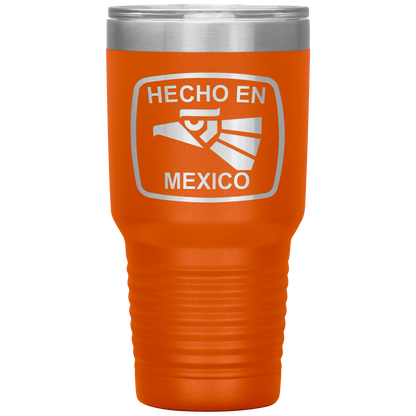 Hecho En Mexico Tumbler Orange