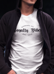 Razor Logo Tee white - Loyalty Vibes