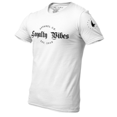 Razor Logo Tee white S - Loyalty Vibes