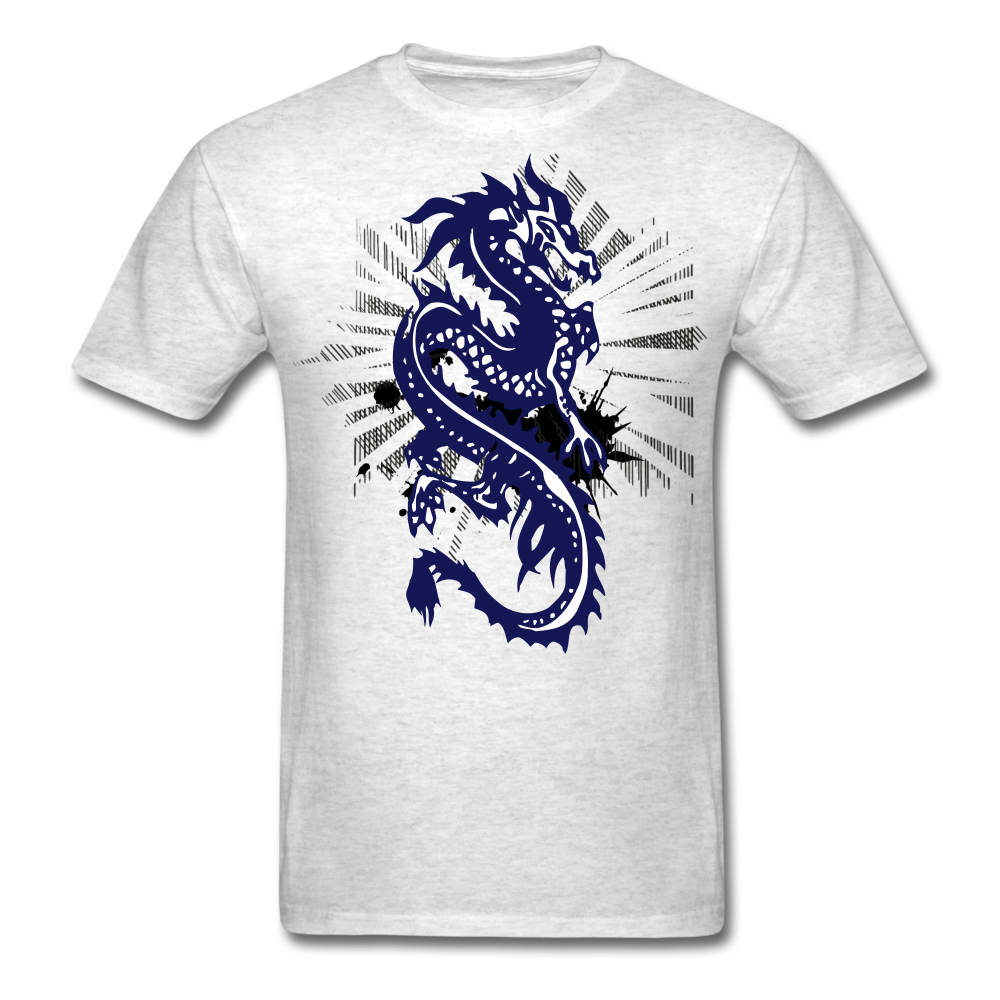 Release The Dragon T-Shirt Heather Grey - Loyalty Vibes