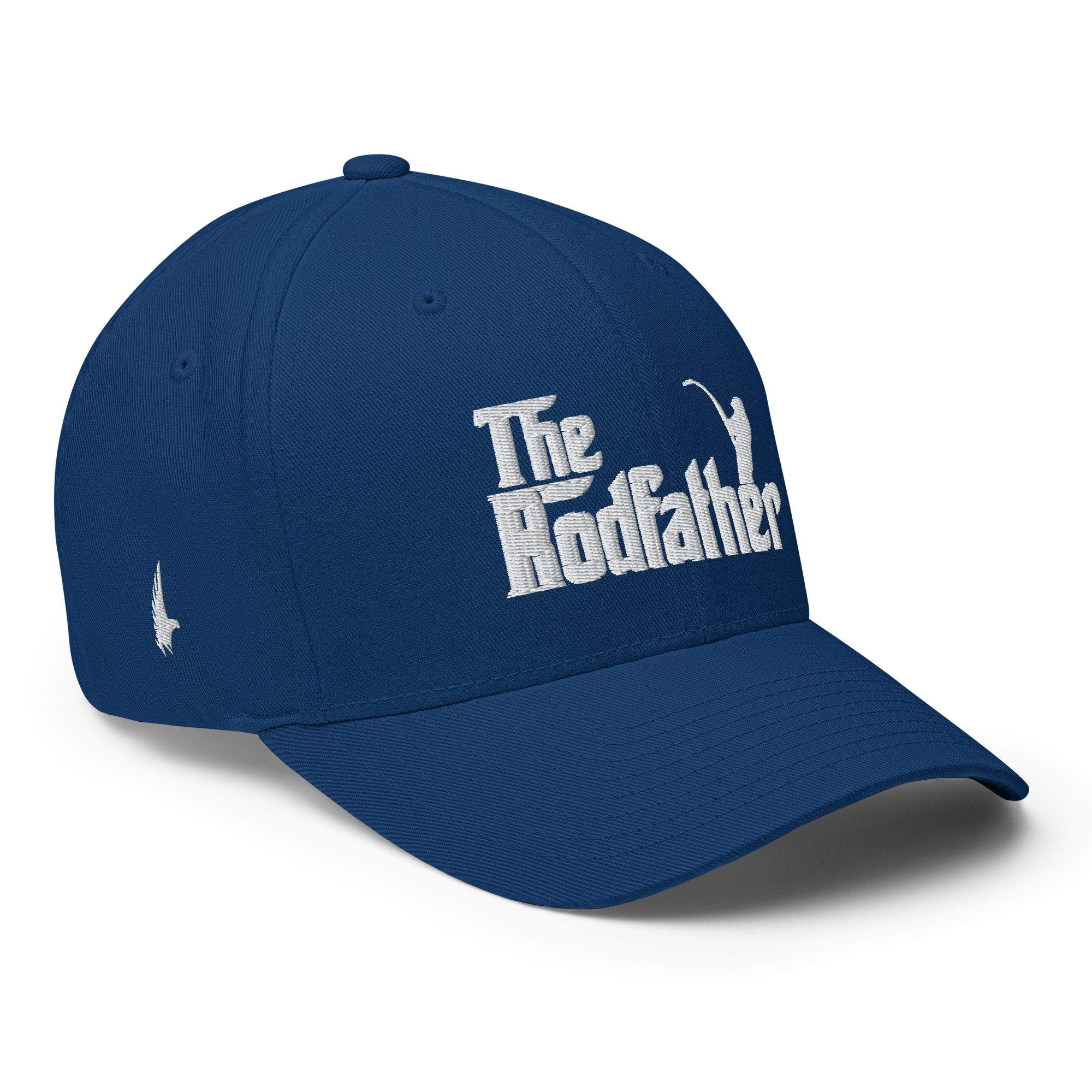 Rodfather Fitted Hat Blue - Loyalty Vibes