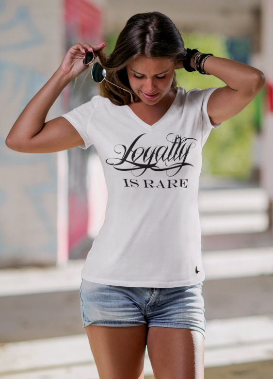 Ruthless Loyalty Is Rare Women's T-Shirt - White - Loyalty Vibes