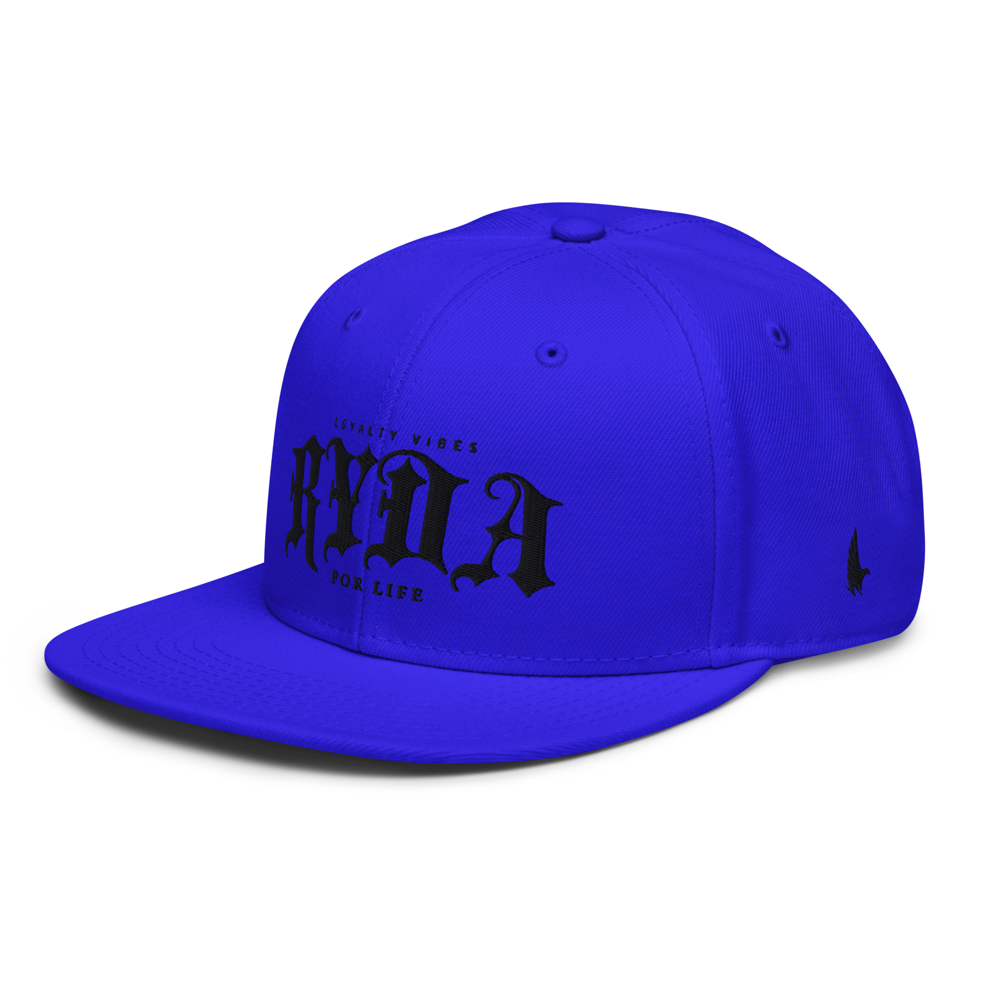 Ryda For Life Snapback Hat - Blue - Loyalty Vibes