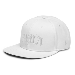 Ryda For Life Snapback Hat - White - Loyalty Vibes