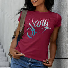 Sassy Tee Maroon - Loyalty Vibes