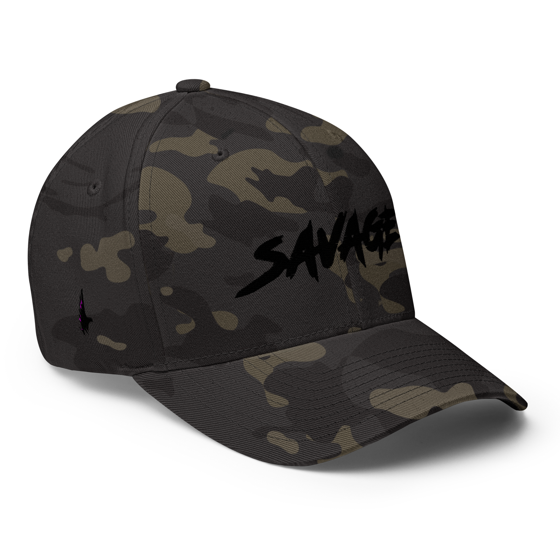 savage gear cap Loyalty Vibes Savage Fitted Hat Black Camouflage / L/XL