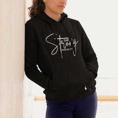 She Is Strong Hoodie Black - Loyalty Vibes