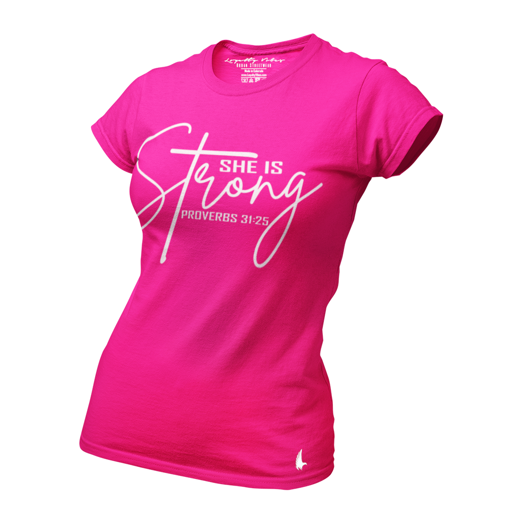 She Is Strong Tee - Loyalty Vibes