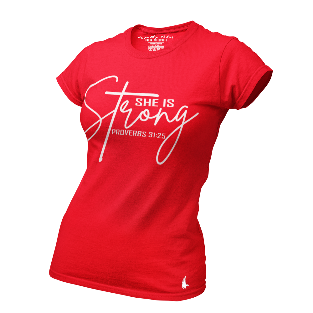She Is Strong Tee - Loyalty Vibes