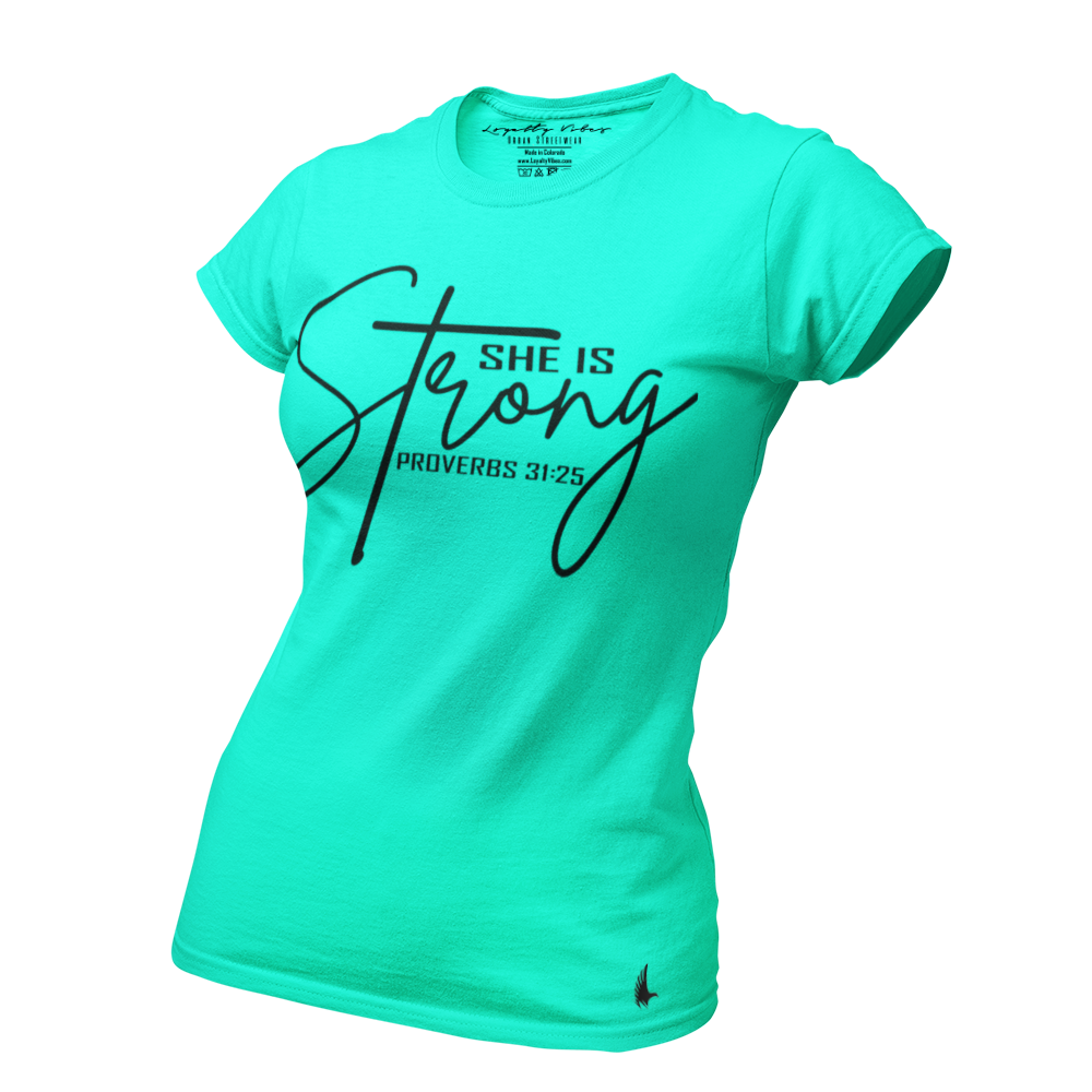 She Is Strong Tee - Loyalty Vibes
