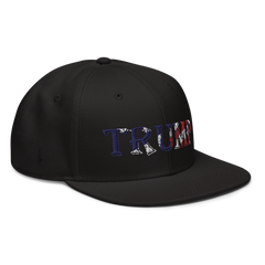 American Trump Snapback Hat Black - Loyalty Vibes