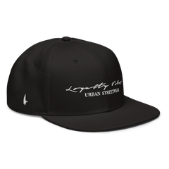 Classic Logo Snapback Hat Black - Loyalty Vibes