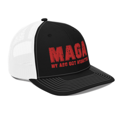 Sports MAGA Trucker Hat Black / White - Loyalty Vibes