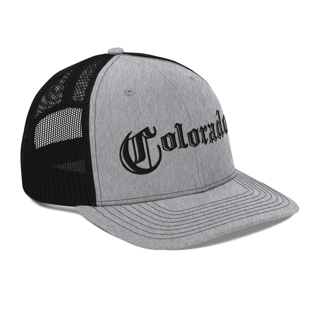 Colorado Trucker Hat - Heather Grey / Black OS - Loyalty Vibes