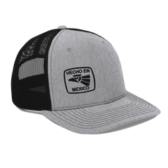 Hecho En Mexico Trucker Hat Heather Grey / Black - Loyalty Vibes