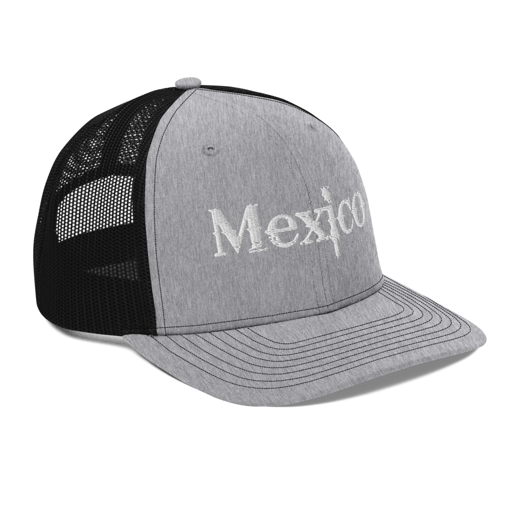 Mexico Trucker Hat Heather Grey / Black - Loyalty Vibes