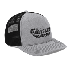 Chicano Boss Trucker Hat - Heather Grey / Black OS - Loyalty Vibes