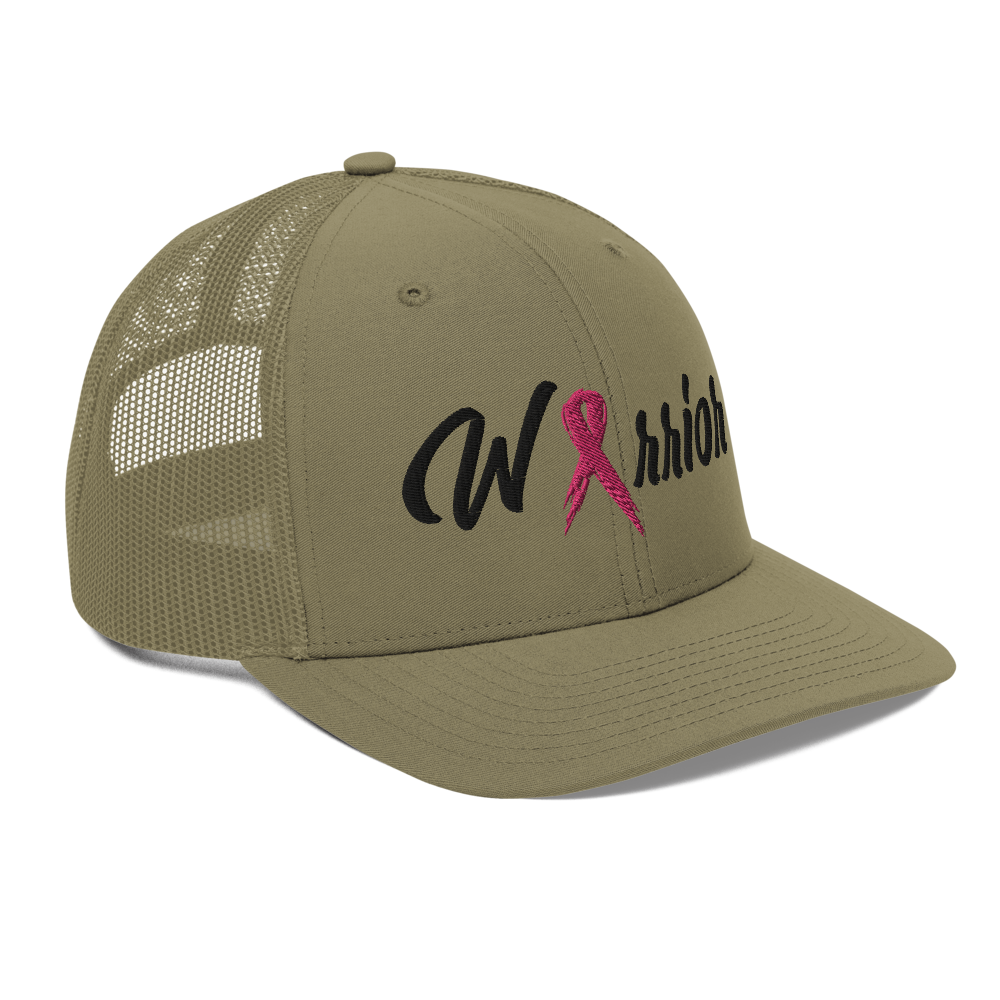 Breast Cancer Warrior Trucker Hat - Loden - Loyalty Vibes