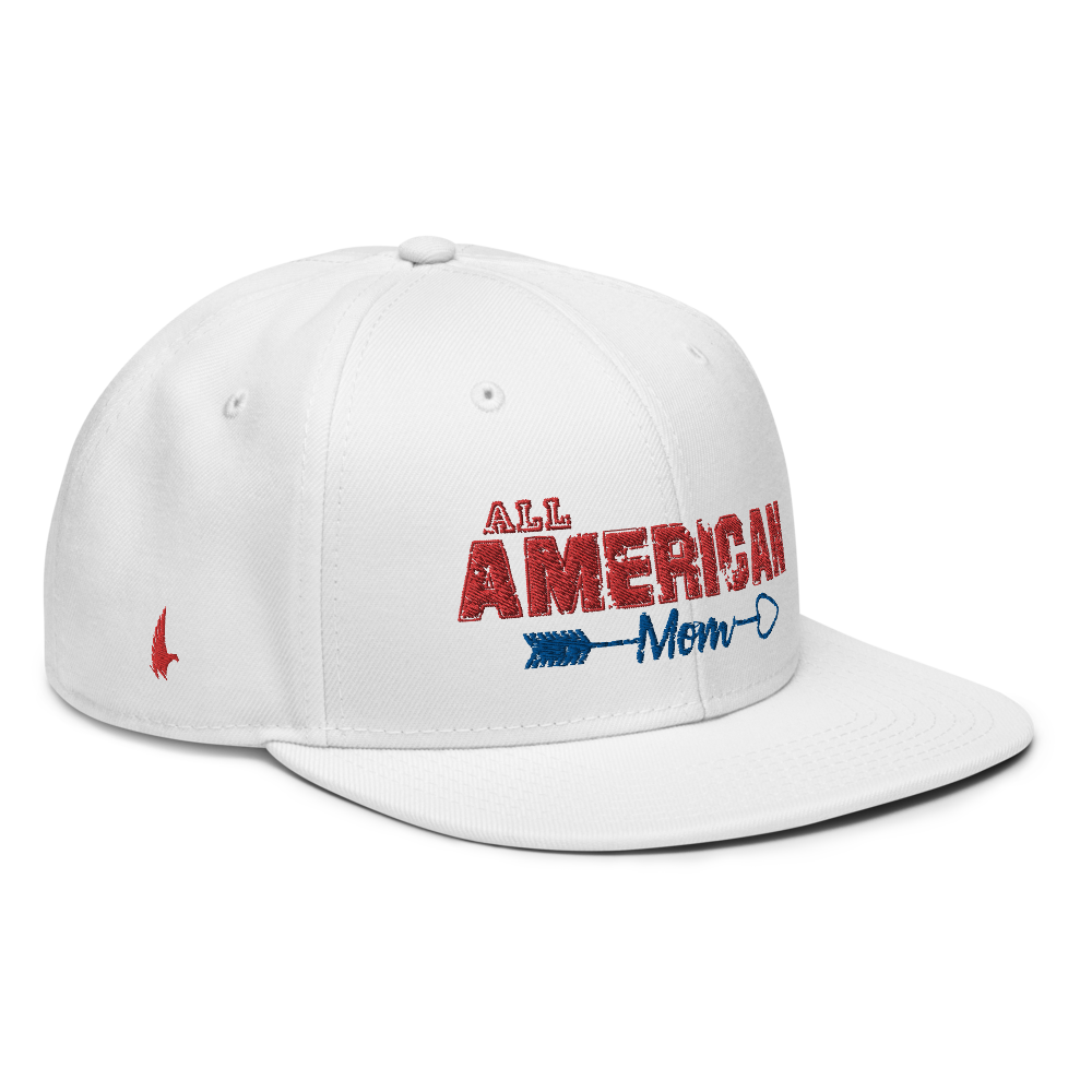 All American Mom Snapback Hat White OS - Loyalty Vibes