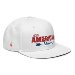 All American Mom Snapback Hat White OS - Loyalty Vibes