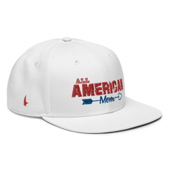 All American Mom Snapback Hat - White OS - Loyalty Vibes
