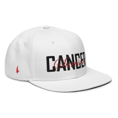 Cancer Survivor Snapback Hat White OS - Loyalty Vibes