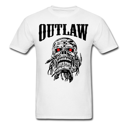 Skull Crushing Bone And Skull T-Shirt white - Loyalty Vibes