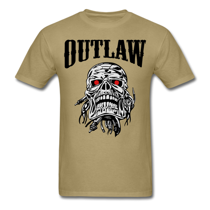 Skull Crushing Bone And Skull T-Shirt khaki - Loyalty Vibes