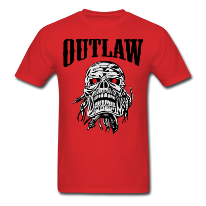 Skull Crushing Bone And Skull T-Shirt red - Loyalty Vibes
