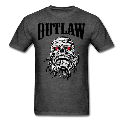 Skull Crushing Bone And Skull T-Shirt heather black - Loyalty Vibes