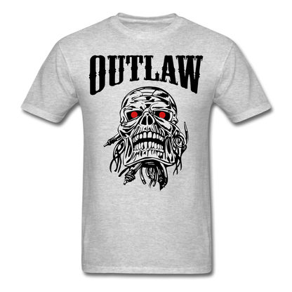 Skull Crushing Bone And Skull T-Shirt heather gray - Loyalty Vibes