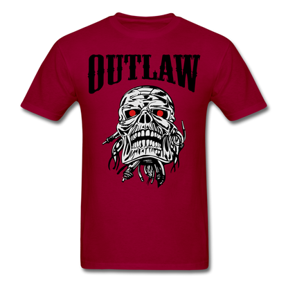 Skull Crushing Bone And Skull T-Shirt dark red - Loyalty Vibes