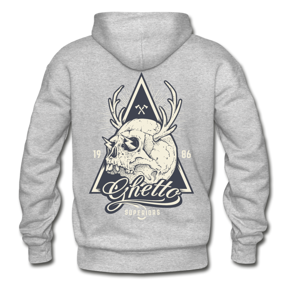 Ghetto Superiors Hoodie heather gray - Loyalty Vibes