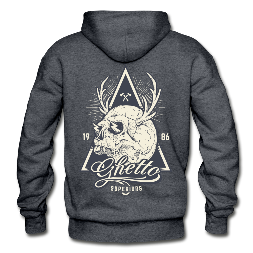 Ghetto Superiors Hoodie charcoal gray - Loyalty Vibes