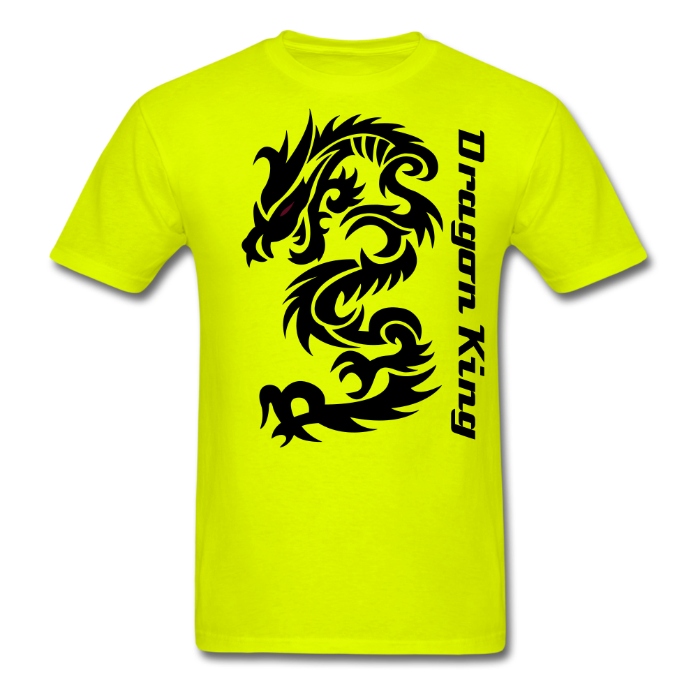 Dragon King T-Shirt - safety green - Loyalty Vibes