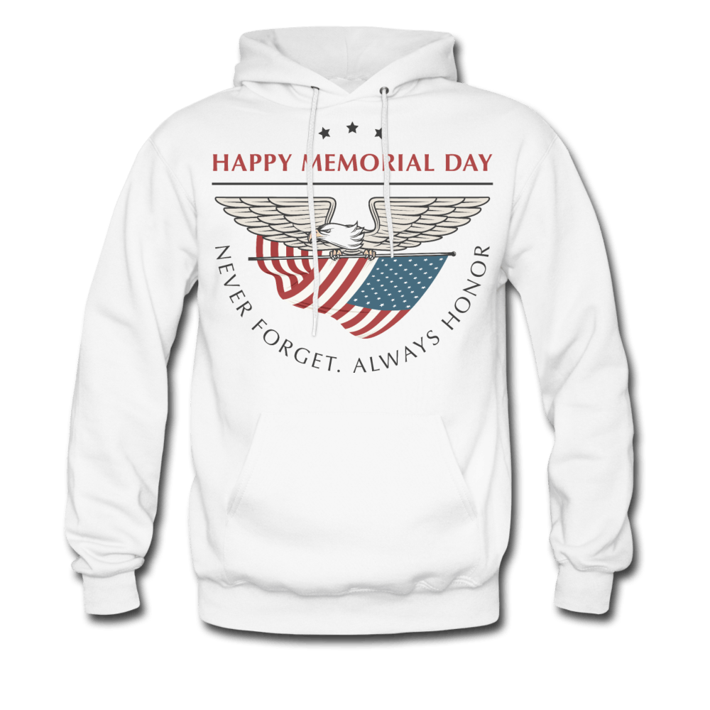 With Honor Men's Hoodie white - Loyalty Vibes