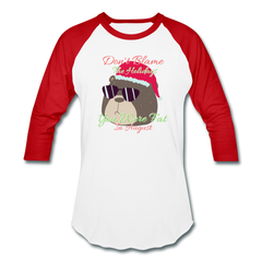 Sarcastic Christmas Bear Shirt white/red - Loyalty Vibes