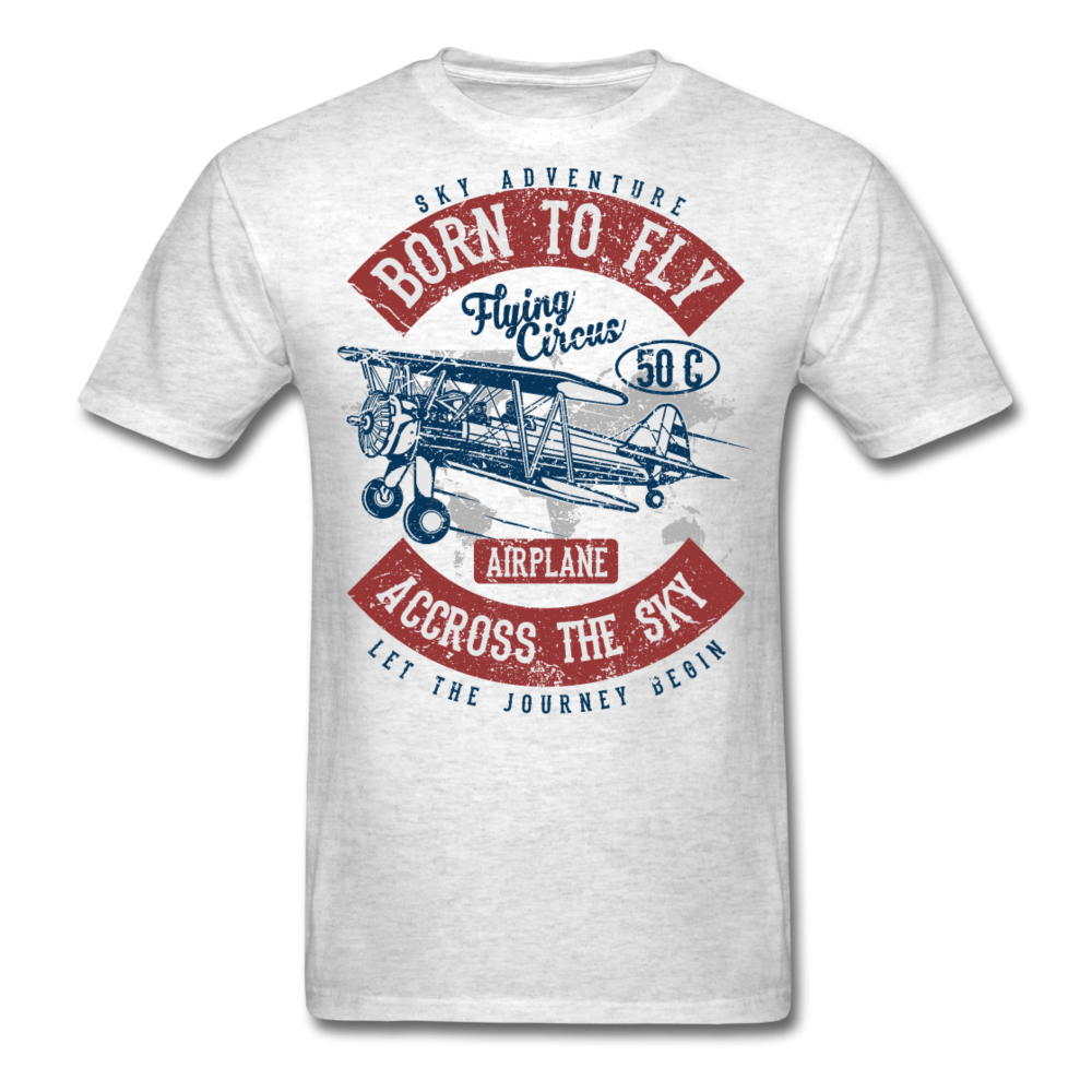 Classic Flying T-Shirt Heather Grey - Loyalty Vibes