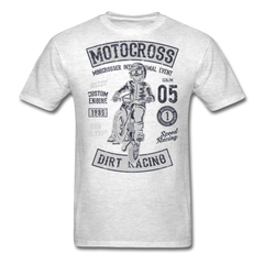 Classic Motocross Shirt Heather Grey Men's - Loyalty Vibes