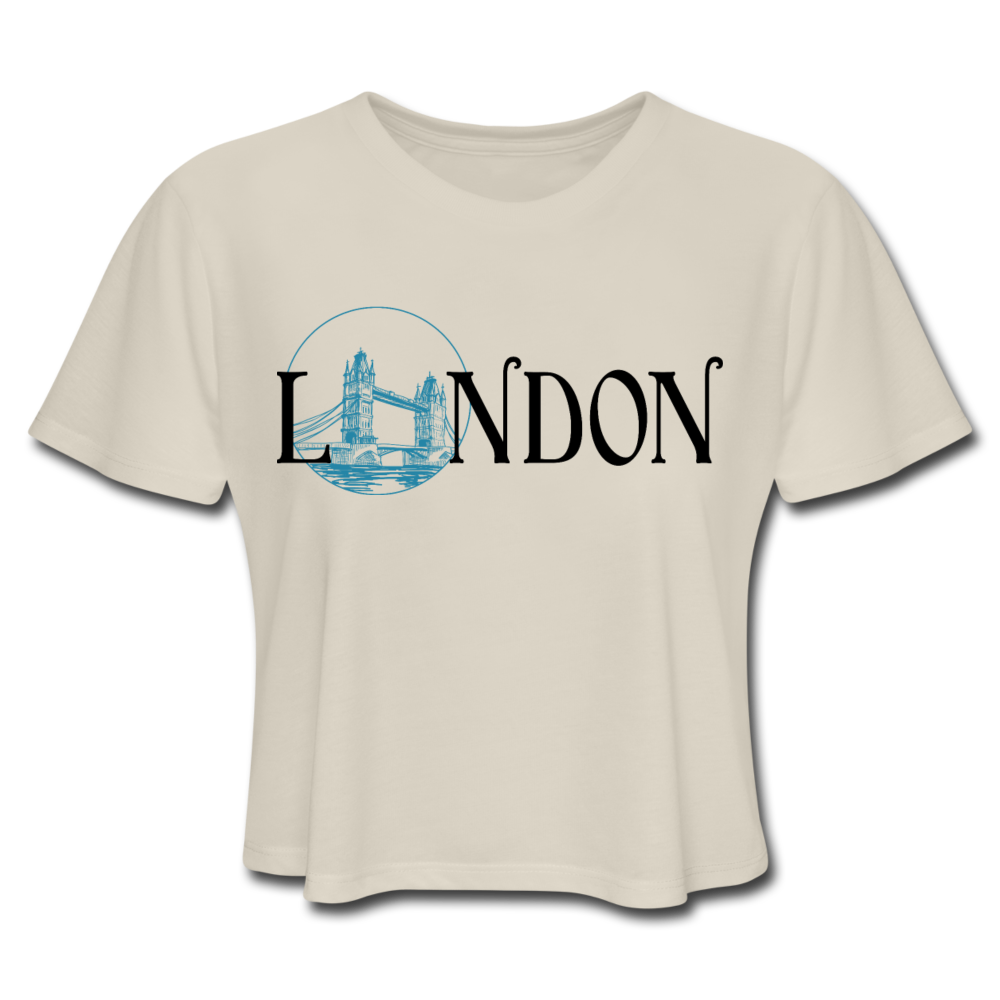 London Cropped Tee Dust - Loyalty Vibes