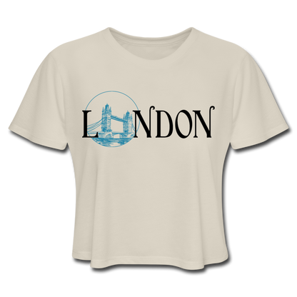 London Cropped Tee Dust - Loyalty Vibes
