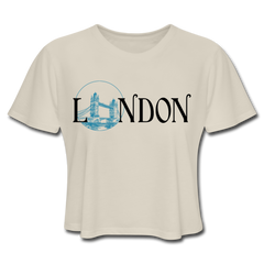 London Cropped Tee dust - Loyalty Vibes