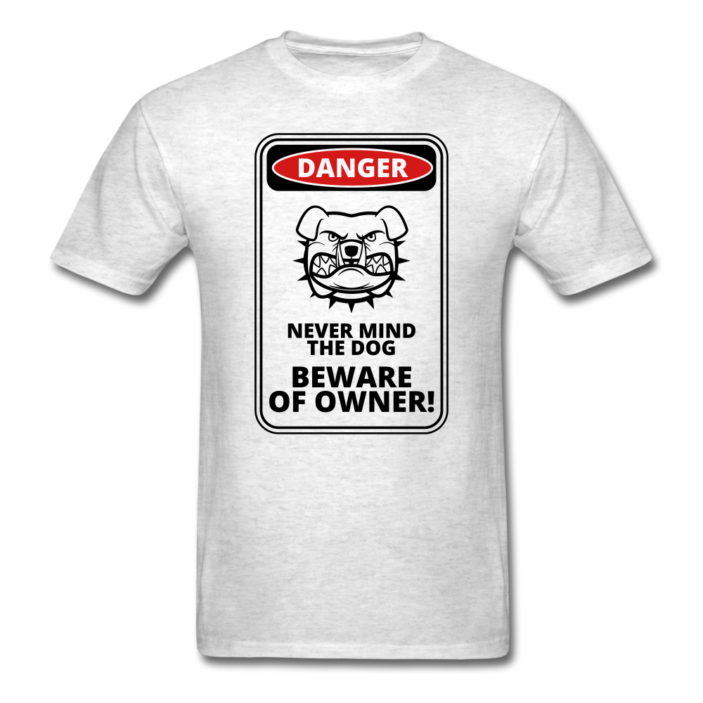 Sarcastic Dog Owner T-Shirt light heather gray - Loyalty Vibes