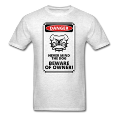 Sarcastic Dog Owner T-Shirt light heather gray - Loyalty Vibes
